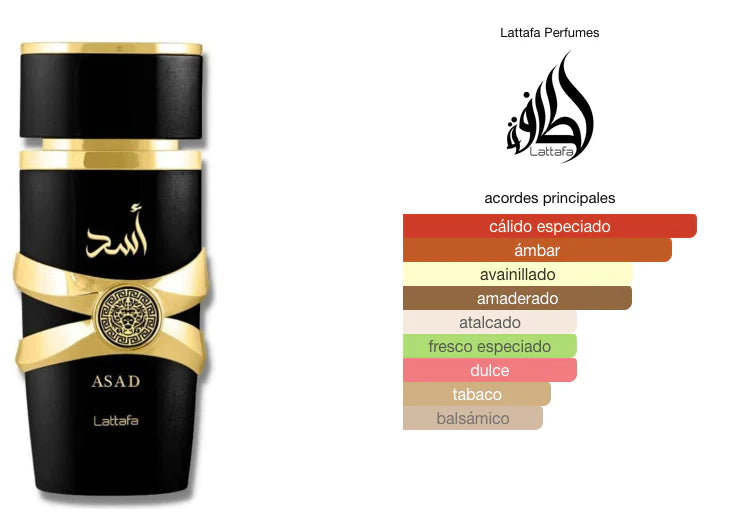 Asad Black By Lattafa Eau De Parfum 100ml Unisex