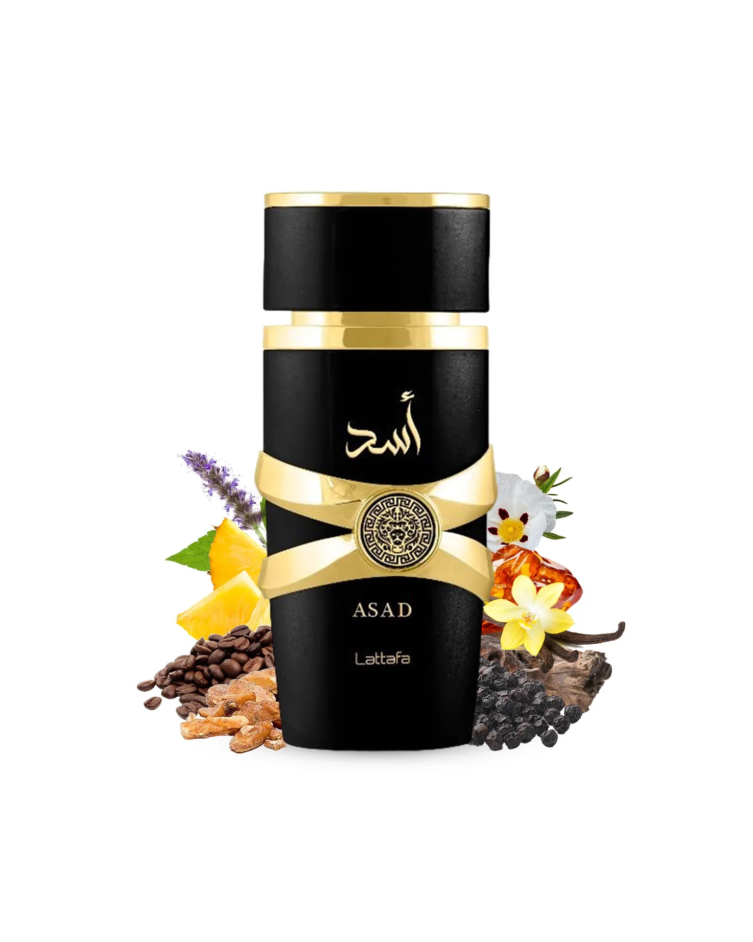 Asad Black By Lattafa Eau De Parfum 100ml Unisex