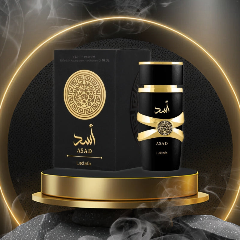 Asad Black By Lattafa Eau De Parfum 100ml Unisex