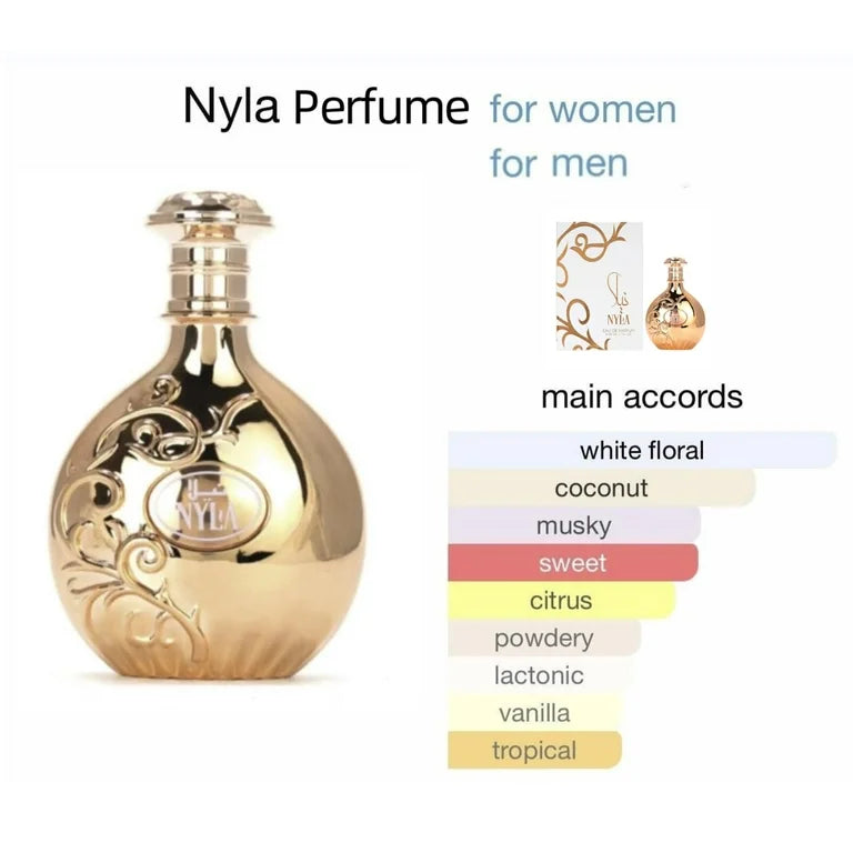 Nyla by Arabiyat Prestige EDP 80ml Luxurious Floral Fruity Elegance Unisex