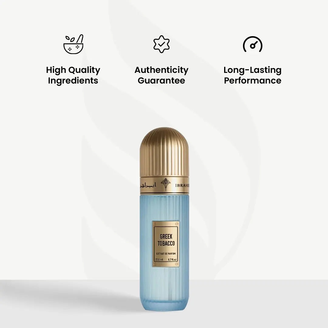 Greek Tobacco Extrait De Parfum 100ml For Men And Women By Ibraheem Al Qurashi