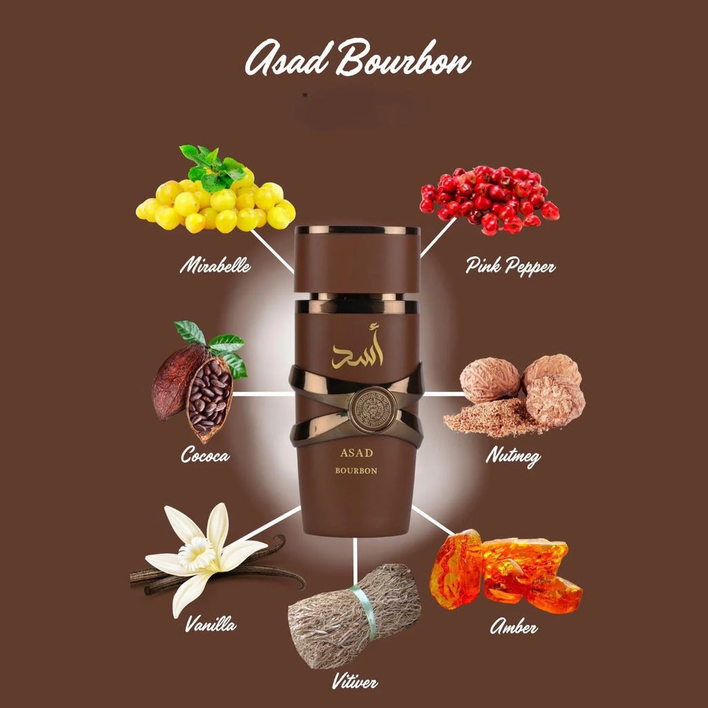 Asad Bourbon 100ml EDP by Lattafa-Unisex-LongLasting