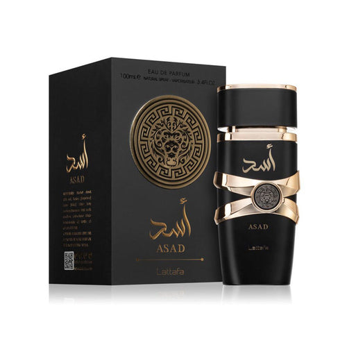 Asad Black By Lattafa Eau De Parfum 100ml Unisex