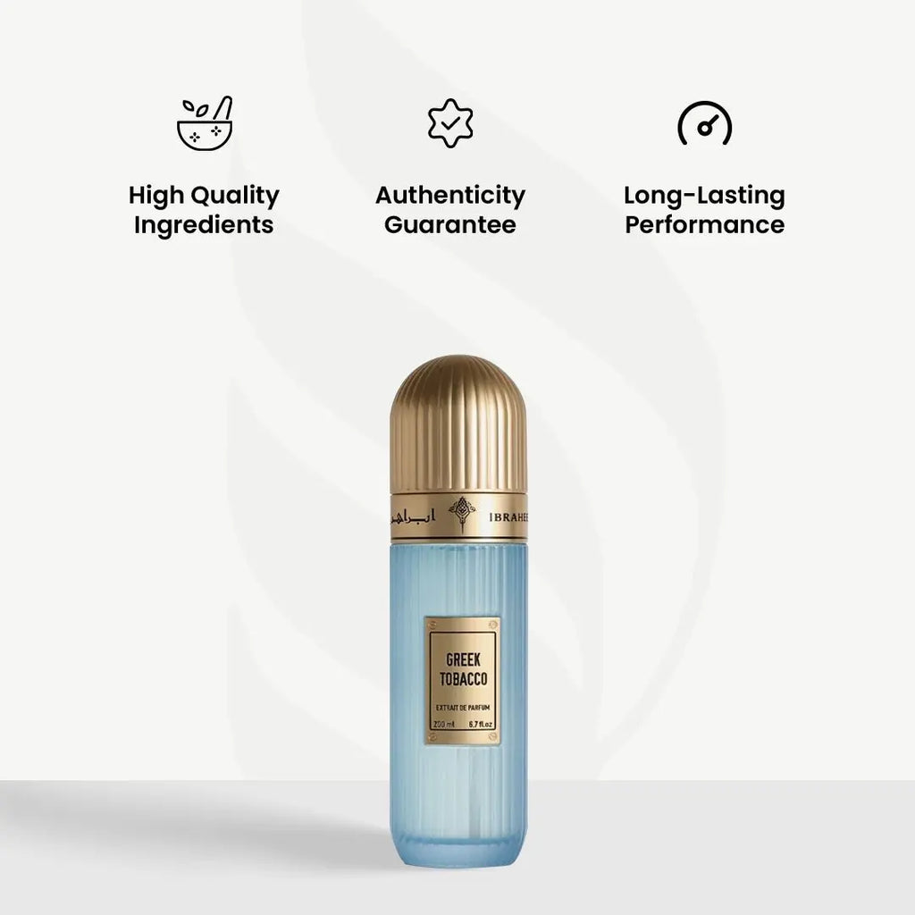 Greek Tobacco Extrait De Parfum 100ml For Men And Women By Ibraheem Al Qurashi