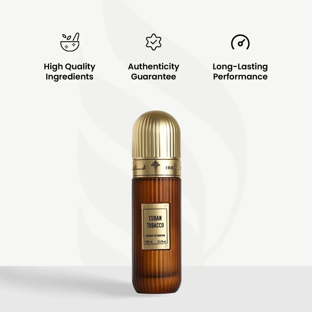 Cuban Tobacco Extrait De Parfum 100ml For Men and Women by Ibraheem Al Qurashi